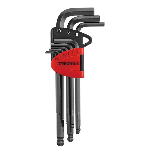 Teng Tools Ball Point Hex Key Set CR-MO 9 Pieces Teng Tools - Town Tools 