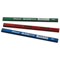 Blackedge Carpenter's Pencils - Assorted (Card 12)