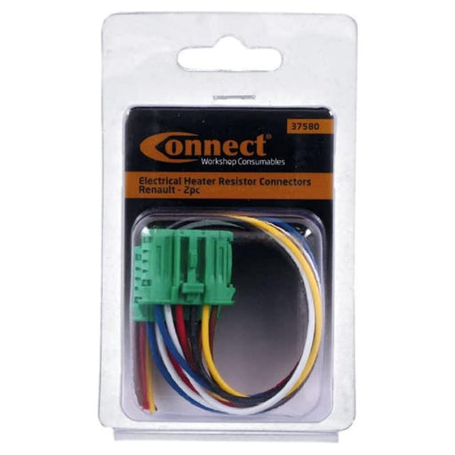 Connect for Renault Electrical Heater Resistor 6 PIN Connectors 2pc 37580 Tool Connection - Town Tools 