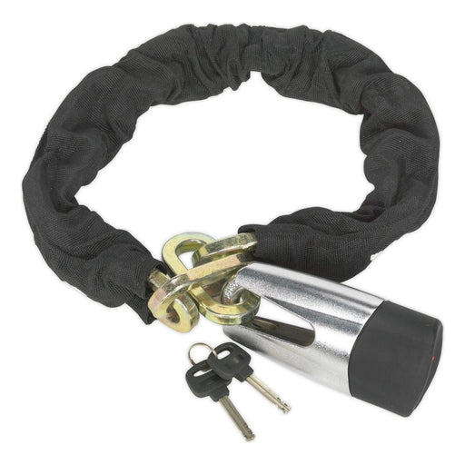 Sealey Motorcycle Chain & Disc Lock 10.5 x 10.5 x 900mm 4* ART Approved CLA109DL Sealey - Town Tools 