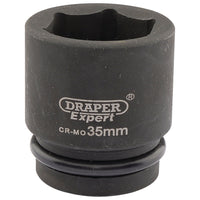 Draper Expert HI-TORQ 6 Point Impact Socket, 3/4" Sq. Dr., 35mm