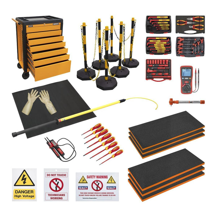 Sealey EV/Hybrid Master Tool Kit 19pc HVCOM1 Sealey - Town Tools 