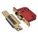 Union StrongBOLT 2203S 3 Lever Mortice Sashlock Polished Brass 68mm 2.5in Visi UNION - Town Tools
