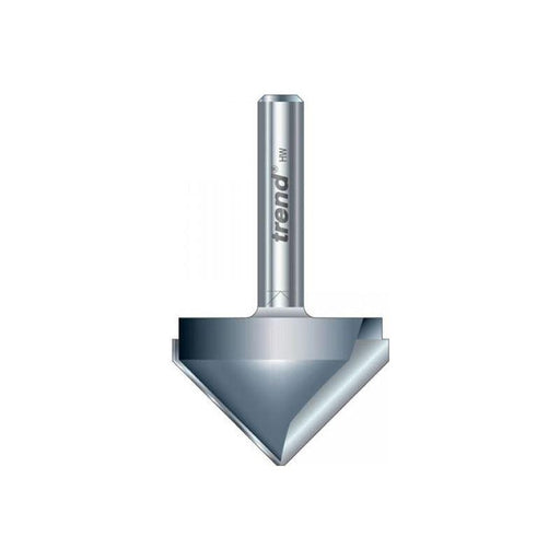 Trend 11/3 x 1/2 TCT V-Groove Cutter 45° 9.2 x 19.1mm Trend - Town Tools