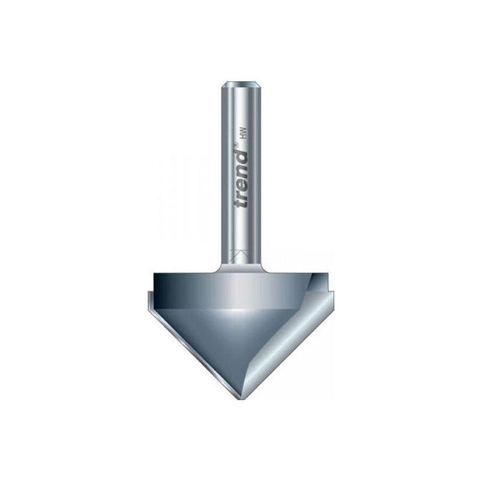 Trend 11/3 x 1/2 TCT V-Groove Cutter 45° 9.2 x 19.1mm Trend - Town Tools