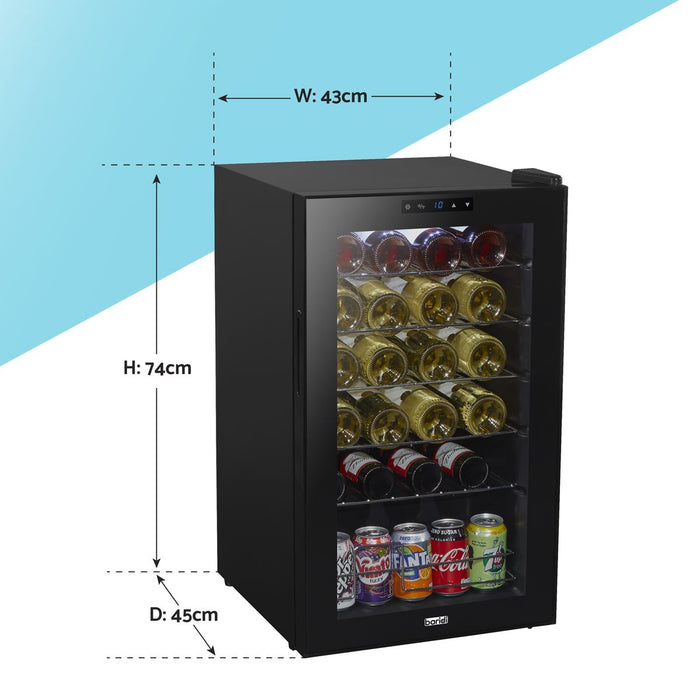 Baridi 24 Bottle Tabletop Wine Fridge & Cooler DH9 Baridi - Town Tools 