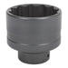 Sealey Impact Socket 3/4"Sq Drive 12-Point 65mm SX0150 Sealey - Town Tools 