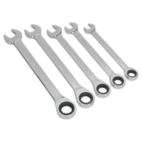 Sealey Combination Ratchet Spanner Set 5pc Metric S0985