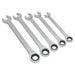 Sealey Combination Ratchet Spanner Set 5pc Metric S0985 Siegen by Sealey - Town Tools 