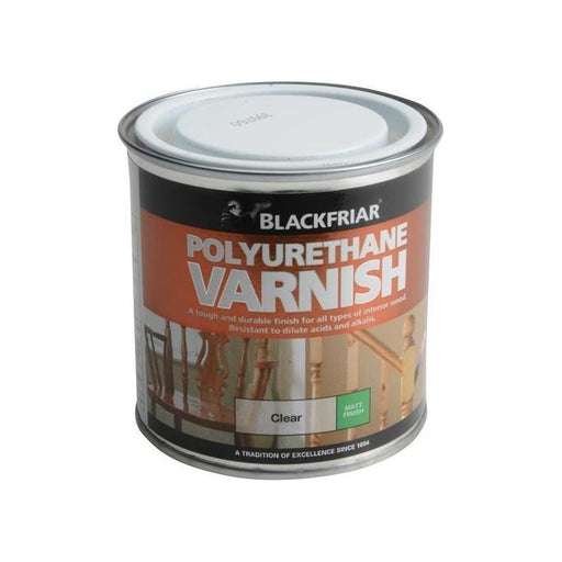Blackfriar Polyurethane Varnish P101 Clear Matt 250ml Blackfriar - Town Tools