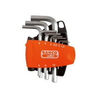 Bahco BE-9878 Metric Hex L-Key Set, 9 Piece