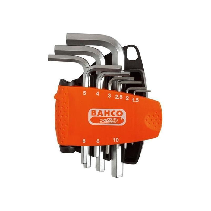 Bahco BE-9878 Metric Hex L-Key Set, 9 Piece Bahco - Town Tools