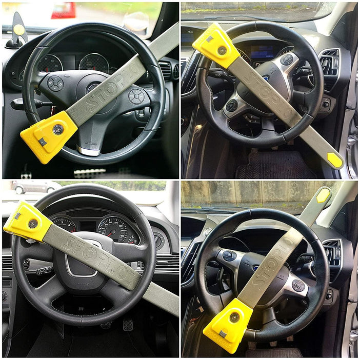 Stoplock Original High Security Flashing LED Car Steering Wheel Lock Immobiliser Stoplock - Town Tools 