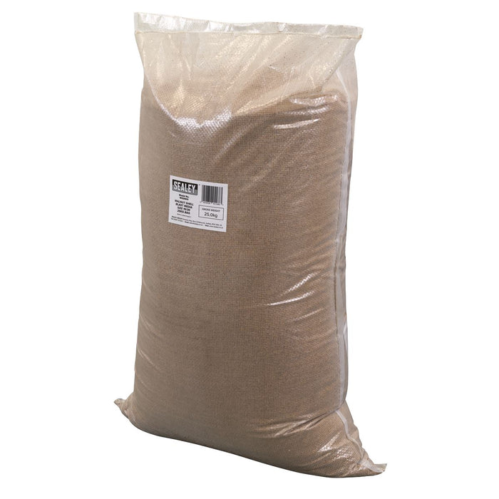 Sealey Walnut Shell Blast Media - Size 16/30 - 25kg Bag WS25KG Sealey - Town Tools 