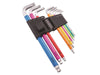 Faithfull Metric Multicoloured Hex Key Set, 9 Piece Faithfull - Town Tools