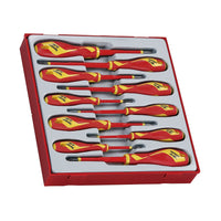 Teng Tools Insulated Screwdriver Set Mixed TT2 10 Pieces