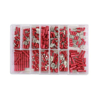 Connect Assorted Red Terminals Box 260pc 31850