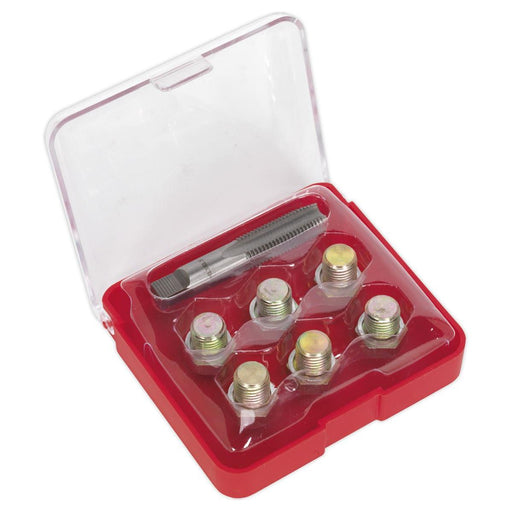 Sealey Oil Drain Plug Thread Repair Set M13 VS613 Sealey - Town Tools 