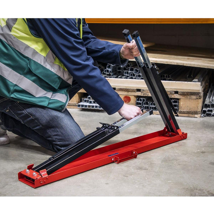 Sealey Fold Down Trestle with Adjustable Legs - Pair FTAL12 Sealey - Town Tools 