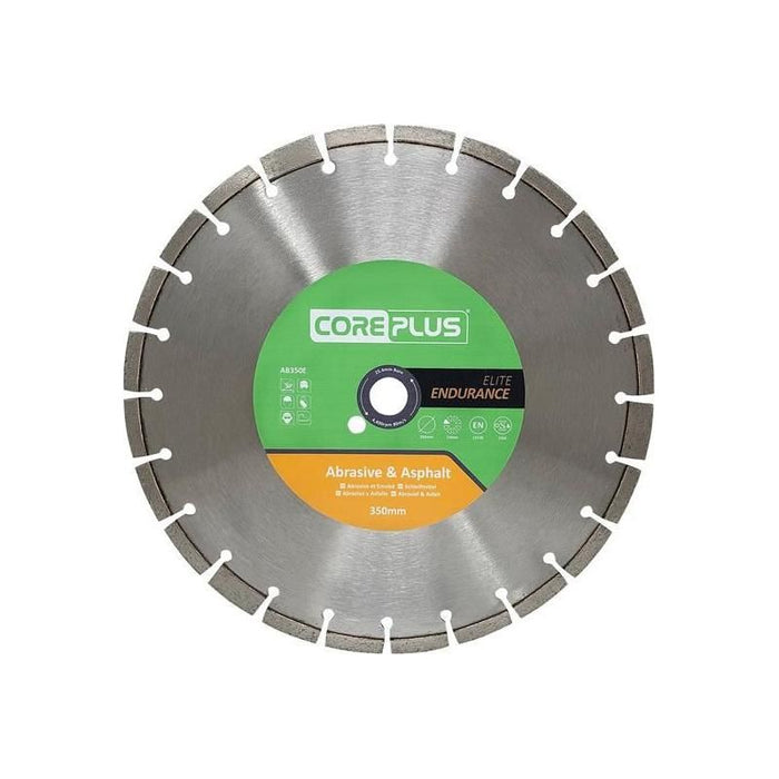Coreplus AB350E Elite Abrasive & Asphalt Diamond Blade 350mm CorePlus - Town Tools