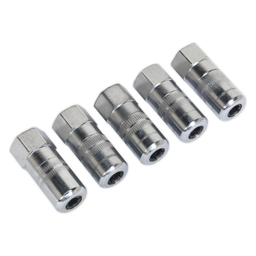 Sealey Hydraulic Connector 4-Jaw Heavy-Duty 1/8"BSP Pack of 5 GGE5 Sealey - Town Tools 