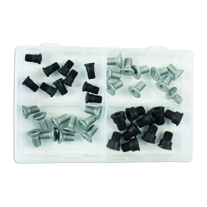 Connect Assorted Brake Disc & Drum Fixing Screws M10 - M12, 40pc 34159 Tool Connection - Town Tools 