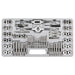 Sealey Metric/Imperial Tap & Die Set 60pc AK3060 Sealey - Town Tools 