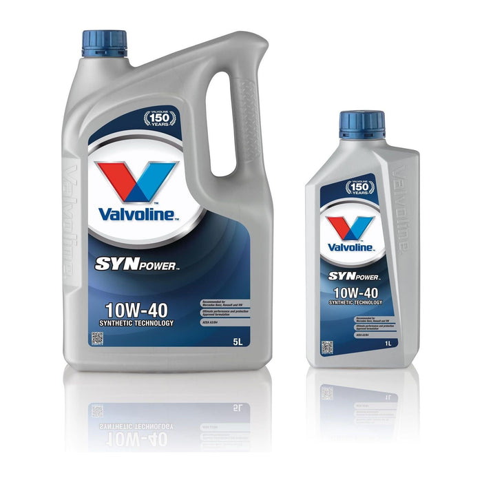 Valvoline SynPower 10W-40 10W40 Engine Oil - 6 Litres 6L Valvoline - Town Tools 