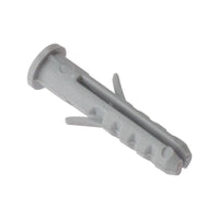 Forgefix Nylon Wall Plug Rimmed M6 x 30mm Bag 100