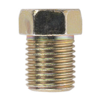 Sealey Brake Pipe Nut M10 x 1mm Full Thread Male Pack of 25 BN10100FT