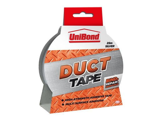 UniBond DIY Duct Tape Silver 50mm x 25m UniBond - Town Tools