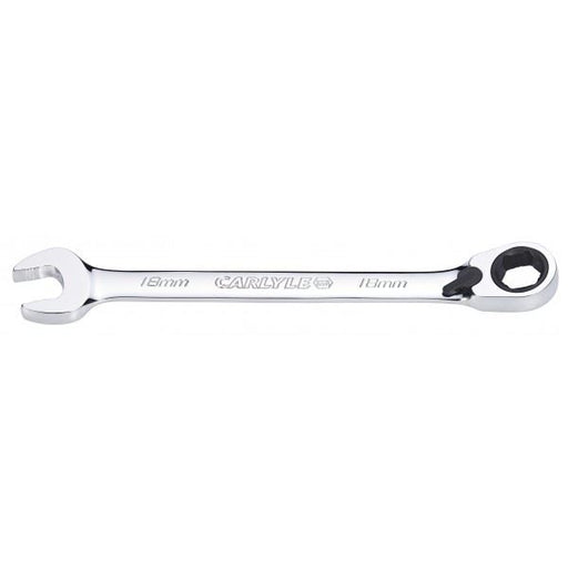 Carlyle Tools Spanner - Reversible Ratcheting - Metric - 18 mm - image 1