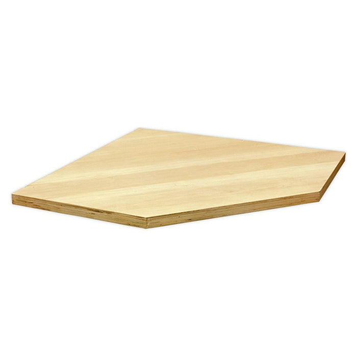 Sealey Pressed Wood Worktop for Modular Corner Cabinet 865mm APMS60PW Sealey - Town Tools 