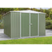 Dellonda Galvanised Steel Metal Garden Shed - Green Dellonda - Town Tools 