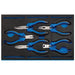 Draper Precision Plier Set in 1/4 Drawer EVA Insert Tray (5 Piece) 63215 Draper - Town Tools 