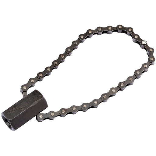 Draper Chain Oil Filter Wrench, 1/2" Sq. Dr. or 24mm, 130mm Capacity 77592 Draper - Town Tools 