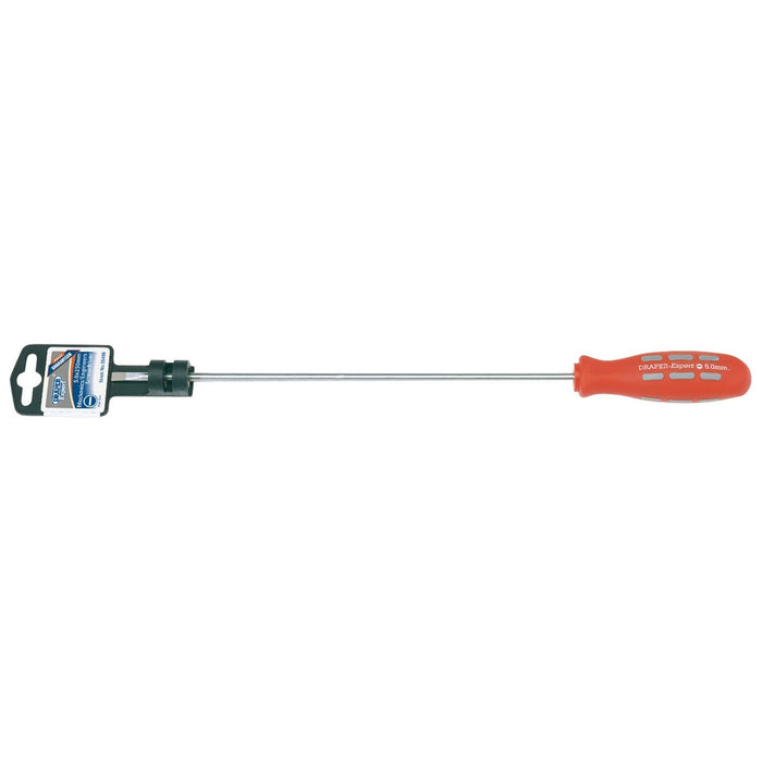 Draper Plain Slot Parallel Tip Long Pattern Mechanic's Screwdriver, 5 x 250mm Draper - Town Tools 