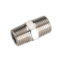 Sealey Double Male Union 1/4"BSPT to 1/4"BSPT SA1/1414