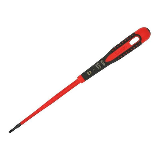 Bahco ERGO™ Slim VDE Insulated Slotted Screwdriver 3.0 x 100mm Bahco - Town Tools