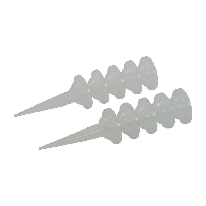 Silverline Silicone Sausage Gun Nozzles 10pk Nozzles 10pk Silverline - Town Tools 