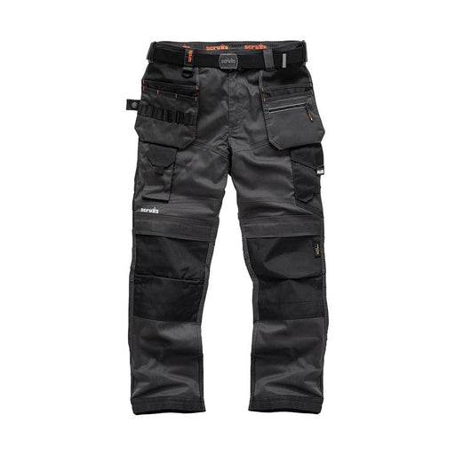 Scruffs Pro Flex Holster Trousers Graphite 38L Scruffs - Town Tools 