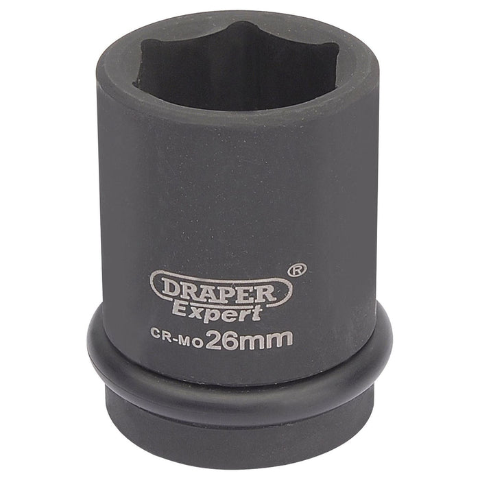 Draper Expert HI-TORQ 6 Point Impact Socket, 3/4" Sq. Dr., 26mm Draper - Town Tools 