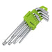 Siegen Siegen Imperial Long Ball-End Hex Key Set 9pc S01261 Siegen - Town Tools 