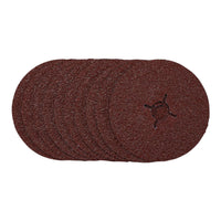 Draper Fibre Sanding Discs, 125mm, 24 Grit, (Pack of 10) 68618