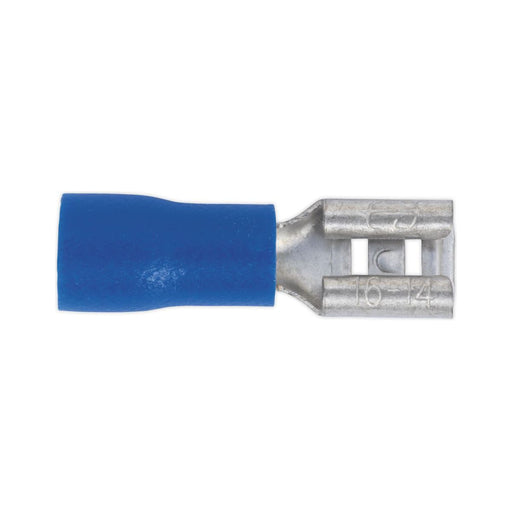 Sealey Push-On Terminal 4.8mm Female Blue Pack of 100 BT19 Sealey - Town Tools 