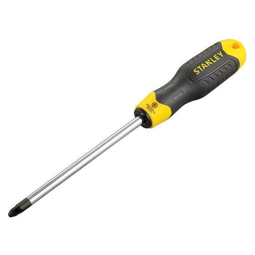 Stanley® Hand Tools Cushion Grip Screwdriver Pozidriv Tip PZ3 x 150mm STANLEY® Hand Tools - Town Tools