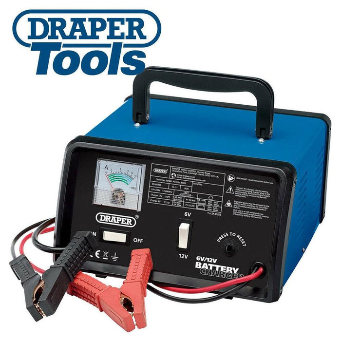 Draper 6/12V Battery Charger, 4.2A 20486 Draper - Town Tools 