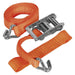 Sealey Car Transporter Ratchet Tie Down 50mm x 3m Alloy Wheel Single 5000kg Brea Sealey - Town Tools 