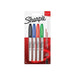 Sharpie® Fine Tip Permanent Marker Assorted (Pack 4) Sharpie® - Town Tools