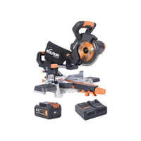 Evolution R185SMS-Li EXT Sliding Mitre Saw 18V 1 x 4.0Ah Li-ion